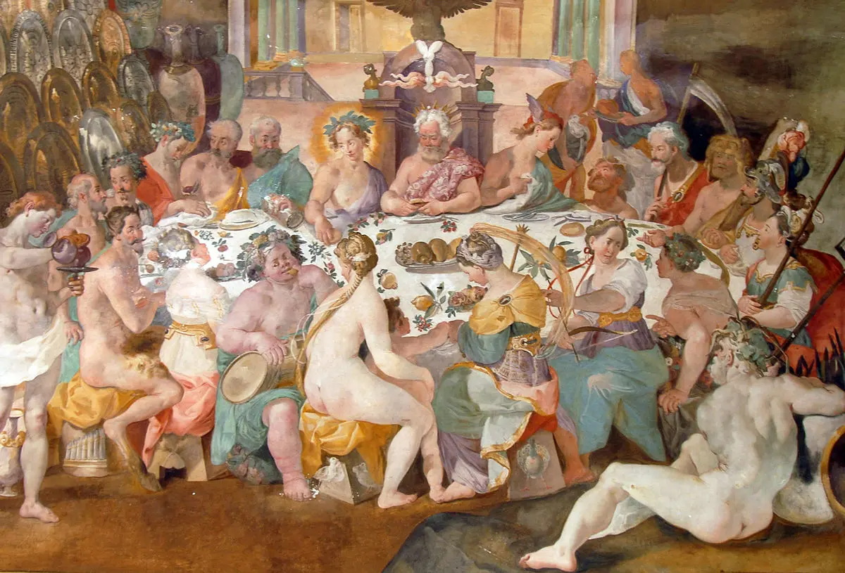 Andrea Boscoli, El Banquete de los Dioses, 1592-93